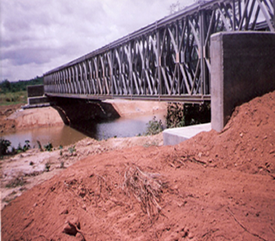 Construction of DFID Steel Bridge over River Butre - Butre ,Western Region